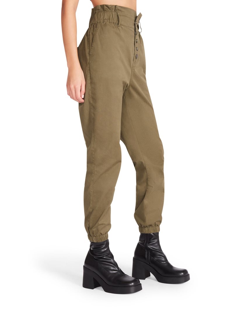 Olive Steve Madden Melanie Women's Pants | PH 1572IAW